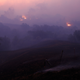 The sun rises above a smoke-filled valley during the Kincade fire in Geyserville.